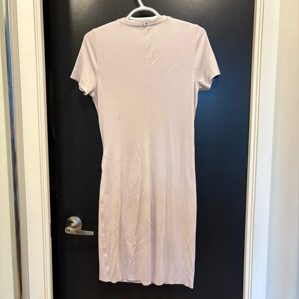 Kit and Ace Tie Brushed Dress in Lilac - Picture 3 of 6